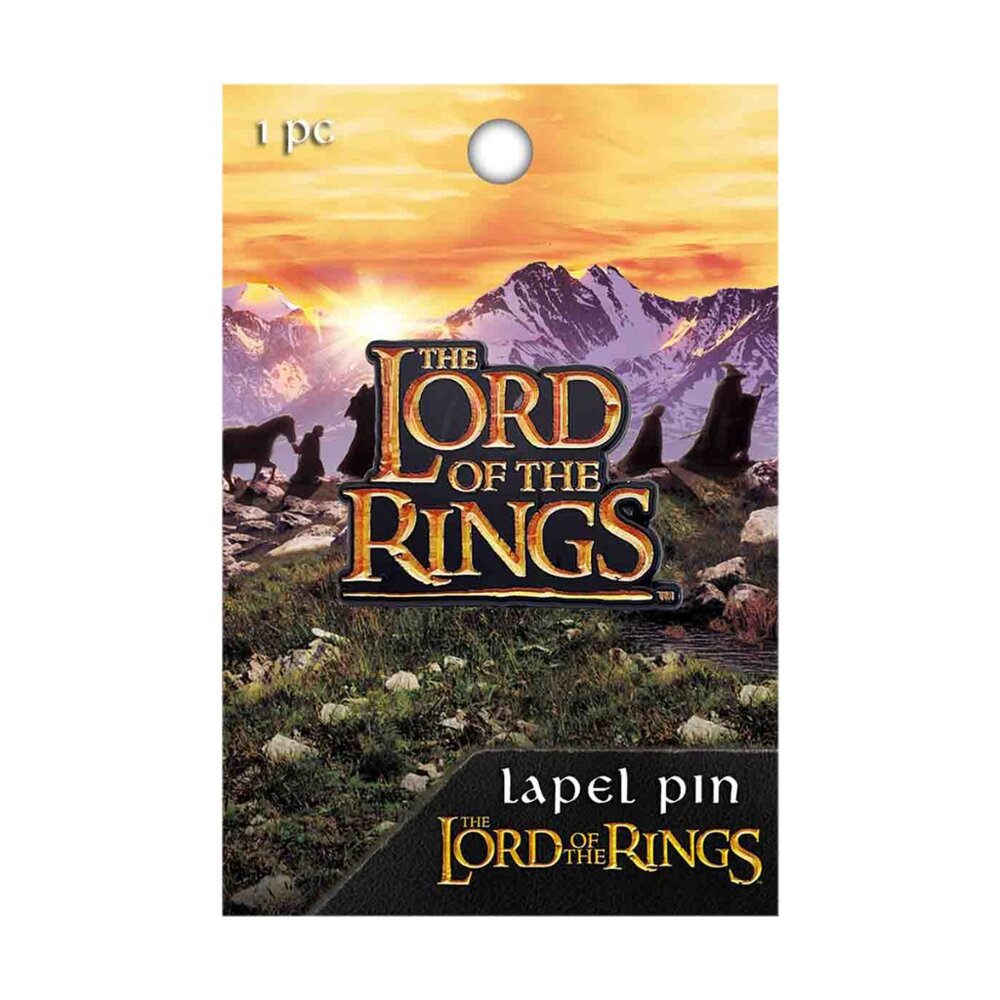 Lord of the Rings Enamel Pin - Classic Fantasy Movie Book Logo Apparel Gift NWT